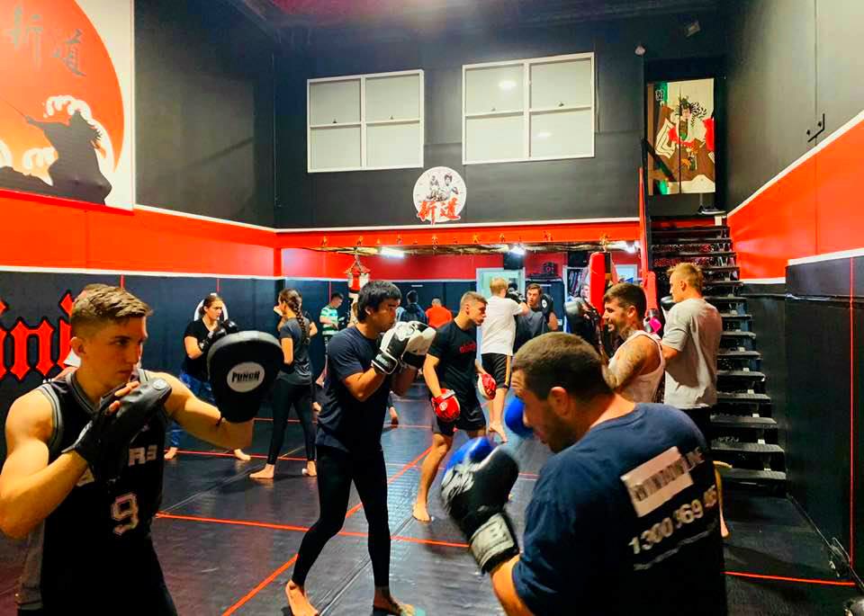 Adults MMA class training at Shindo New Breed MMA gym