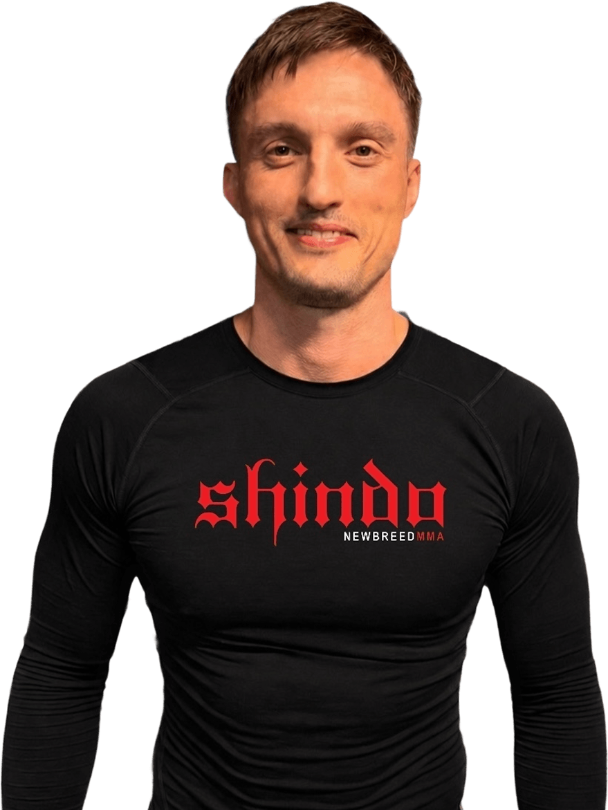 Brodee Callinnan, former Australian Featherweight Champion and Shindo black belt